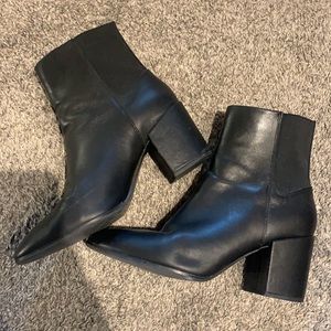 Steve Madden Black Heeled Boots
